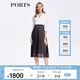 PORTS寶姿春夏新品女裝Two-in-one網(wǎng)紗拼接西服裙LM8D064MCP015 黑色 M (6)