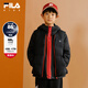 斐樂(lè )斐樂(lè )兒童紅色外套衣服2025年春季新款男童梭織保暖兩件套潮 傳奇藍-NV 170