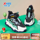 特步（XTEP）兒童童鞋小童革面防風(fēng)保暖厚底增高潮流休閑鞋 黑/玉石綠 33碼