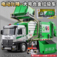 鋼力威 垃圾車(chē)玩具大號環(huán)衛車(chē)城市清掃車(chē)灑水噴霧車(chē)兒童合金玩具車(chē) 【升級款-電動(dòng)升降/特大號】垃圾車(chē)