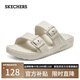 斯凱奇（Skechers）拖鞋女士夏季外穿涼鞋透氣輕便一腳蹬EVA涼拖鞋戶外沙灘鞋111590