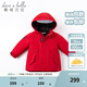 戴維貝拉（DAVE＆BELLA）女童羽絨服男童90絨保暖羽絨衣兒童冬裝幼兒新年寶寶冬季外出服 中國紅DB16448 120 cm（建議身高110-120cm）