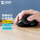 山業(yè)（SANWA）人體工學(xué)雙模鼠標 無(wú)線(xiàn)+藍牙 6側鍵免驅自定義 可視化LED智能屏顯 輕音 垂直立式豎握 充電式