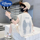 迪士尼（Disney）男童夏裝套裝2025新款兒童純棉背心薄款夏季中大童男孩夏款潮童裝 米色 套裝 170 cm