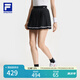 FILA 韓素希同款蘇珊裙|斐樂官方女裝2025夏新款網(wǎng)球運動百褶裙短裙 深黑-BK M 165/66A/M