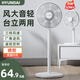 HYUNDAI電風(fēng)扇家用落地扇七葉風(fēng)扇搖頭落地定時落地電扇宿舍節(jié)能風(fēng)扇辦公室臺式扇 【三檔調(diào)節(jié)】12H定時+臺立兩用