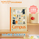 國(guó)譽(yù)（KOKUYO）B5/40張/8mm點(diǎn)線2025年Campus50周年限定插畫(huà)師無(wú)線裝訂本軟抄本文具派對(duì)1本W(wǎng)CN-CNB14E28
