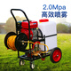 海道 噴霧器打藥機汽油機高壓農用園林果園噴霧四輪手推式消毒 汽油款60L打藥機