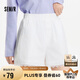 森馬（Semir）休閑褲女寬松松緊腰溫柔2025夏季甜美風(fēng)蕾絲花邊短褲109325125002