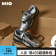 MIO[楊紫同款]米奧2025春季新款芭蕾風(fēng)德訓(xùn)鞋圓頭運動休閑鞋阿甘鞋 銀/黑色 37