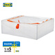 宜家（IKEA）PARKLA派克拉儲物袋整理袋收納袋衣物手提被子搬家便攜 儲物袋55x49x19cm