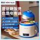 金正電煮鍋600w含鈦低糖電飯煲宿舍多功能小型家電家用小電鍋火鍋 藍色【2.2L容量+304蓋碗】