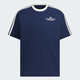 阿迪達(dá)斯 （adidas）男 運(yùn)動型格系列 GFX TEE1 短袖 KF2473 深靛藍(lán)  M 