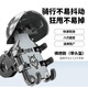 均垚手機支架電動(dòng)車(chē)摩托車(chē)騎行電瓶車(chē)自行車(chē)騎手專(zhuān)用外賣(mài)導航防震防雨防抖帶帽頭盔八爪魚(yú)手機固定支架 騎行手機支架【車(chē)把款+小頭盔】黑色