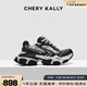 CHERY KALLY[黃奕/侯明昊同款]厚底增高女鞋經(jīng)典休閑運(yùn)動(dòng)老爹鞋4009 黑色 37