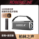 ROBERILLINE德國柏林之聲巨炮120W藍牙音響K歌高音質(zhì)便攜式音響家用室外重低音大功率立體聲廣場(chǎng)舞K歌無(wú)線(xiàn)音響 銀灰色120瓦低音炮+遙控器