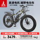 鳳凰（Phoenix）電動自行車鋁合金26寸越野4.0寬胎雪地車可拆鋰電助力電動車 豪華版400W鋰電池48V20AH/迷彩