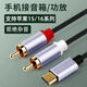 霓聰TypeC雙蓮花音頻線(xiàn)一分二適用iPhone16plu蘋(píng)果15promax手機連接功放音箱音響轉接輸出低音炮連接線(xiàn) Typec轉雙蓮花線(xiàn) 連接音響/功放 2米