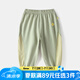 嘟嘟家寶寶防蚊褲夏裝男童夏季百搭褲子兒童休閑長(zhǎng)褲女童透氣網(wǎng)眼童褲潮 軍綠色 100