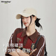 MMOPTOP戶外百搭男女硬頂鴨舌帽金線刺繡純棉夏棒球帽休閑帽子秋季