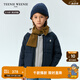 Teenie Weenie Kids【小吐司輕羽絨】小熊童裝24冬中性三防羽絨服 藍莓小吐司（藏青色） 100
