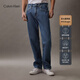 Calvin KleinJeans【復刻90系列】四季款男士ck經(jīng)典復古直筒牛仔褲J323082 1AP-牛仔深藍 常規 31 31