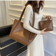 集領(lǐng)大容量單肩托特包時(shí)尚復古手提包高級感女包秋冬季百搭子母包包