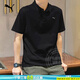 彪馬（PUMA）男士t恤 2025夏季新款運(yùn)動(dòng)服休閑半袖寬松通勤上衣透氣短袖polo衫 521933-01/黑色/建議拍大一碼 L 180/100A 推薦體重140-160斤
