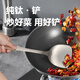亞摩斯（Amos）純鈦鍋鏟湯勺 家用盛湯煎炒菜不粘鍋鏟子耐高溫防燙手柄廚具 單件裝 純鈦鍋鏟