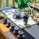 萬(wàn)仟堂（Edenus） 茶具高檔茶具套裝夏荷成套陶瓷功夫茶具家用送禮青綠釉七夕禮物