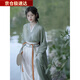 飚閣漢服中國風(fēng)女裝套裝2025年新款國風(fēng)大賞【晴山】魏晉古裝 外衣+里衣+裙子 80-125斤 均碼 80-140斤