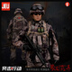 JEU1/6中國(guó)兵人手辦模型 PLA陸軍突擊戰(zhàn)士 荒林鐵壁可動(dòng)人偶退伍禮物 荒漠猛虎23002