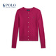 Polo Ralph Lauren 拉夫勞倫 女童 25秋絞花編結棉針織開(kāi)襟衫RL43352 650-玫粉色 XL