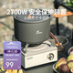 火楓（FIRE-MAPLE）方寸卡式爐米灰色 戶外露營野營燃氣爐迷你爐具瓦斯?fàn)t燒烤卡磁爐
