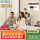 INTEX 67768NP內置電泵雙人充氣床 家用午休氣墊外帳篷睡墊折疊床含2枕