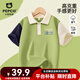 小豬班納童裝男童套裝2025新款男孩帥氣時(shí)尚polo衫兒童薄款防曬工裝褲 【洋氣學(xué)院風(fēng)polo短袖】13 160 【推薦體重80-100斤】