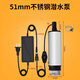 丹斯提尼220v高壓抽水機(jī)泵家用潛水泵污家用自吸式水泵小型排污泵柴油泵大 12v8a電源+51mm潛水泵配大管扣