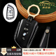 肯拓普高檔適配寶馬鑰匙套手工真皮殼包扣X3 X5 X7 5系530li 7系735 740 【寶馬 刀鋒】F040款 深邃黑