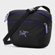 始祖鳥（ARC'TERYX）MANTIS  WAIST PACK 便攜 男女同款 腰包 BLACK / SOULSONIC/黑色/韻動(dòng)紫 均碼