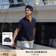 TOMMY HILFIGER【時(shí)尚多色】夏季男裝純棉珠地網(wǎng)眼商務(wù)休閑短袖T恤翻領(lǐng)POLO 深藍(lán)色CJM M (推薦：135-150斤)