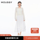 moussy 女裝新品簡(jiǎn)約淑女風(fēng)通勤薄款針織開衫女028ISZ70-3051 010白色 均碼