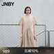 JNBY/江南布衣25夏新品連衣裙短袖寬松圓領(lǐng)優(yōu)雅靈動(dòng)5P4G13790 285/米卡其 M