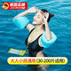 JCZS游泳圈手臂圈水袖大人兒童游泳裝備成人寶寶加厚浮圈泳袖浮漂神器 藍色一對裝(2只裝+送打氣筒)