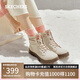 斯凱奇（Skechers）女靴夏季中幫復古女鞋經(jīng)典百搭馬丁靴運動休閑中筒靴雪地靴113399