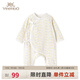 英氏（YEEHOO）新生兒衣服嬰兒衣服嬰兒連體衣3-6個月連體衣嬰兒服