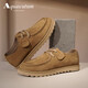 雅格獅丹（Aquascutum）男鞋夏季2025新款商務(wù)休閑皮鞋男士真皮工裝鞋