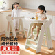 伊貝智寶寶餐椅嬰兒兒童成長椅可折疊0-6歲6個月以上1-3-6歲多功能餐桌 綠色/五合一踩腳凳+餐椅+安全帶 寶寶踩腳椅腳凳洗漱臺多功能餐椅