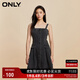 ONLY辣妹風(fēng)氣質(zhì)百搭吊帶短裙連衣裙女|123442014 J09 深牛仔灰色 DARK GREY DENIM S 160/80A