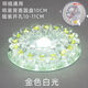 LED水晶過道走廊燈新款玄關(guān)入戶射燈嵌入式開孔10公分明裝筒燈 18cm金色15W白光