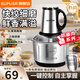 SUPUSR蘇泊絞肉機家用5L碎肉器電動多功能絞餡打蒜家商兩用純銅電機不銹鋼全自動料理機絞菜機嬰兒輔食機 5L 全鋼機身（6葉鋼刀+3檔功率） 2套精鋼刀頭